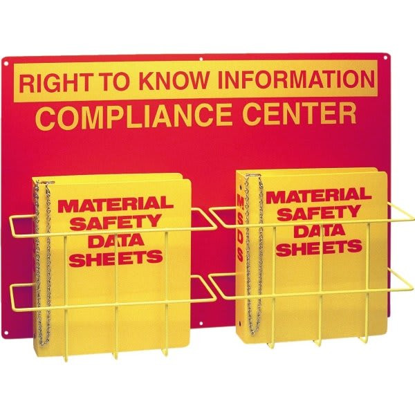 Brady Double Rtk Compliance Center With Msds Binders