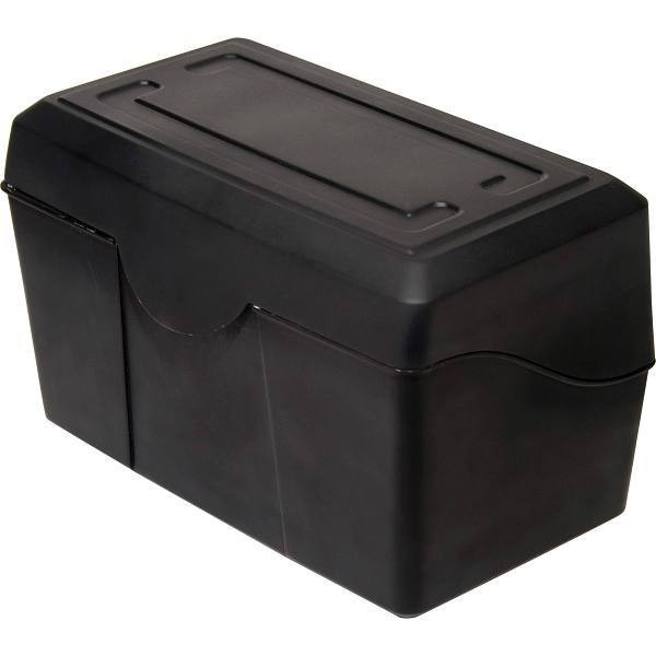 Advantus Index Card Holder 4.8"X7" Black