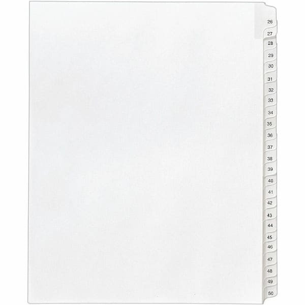 Avery Collated Legal Exhibit Dividers Allstate Style Package Of 25
