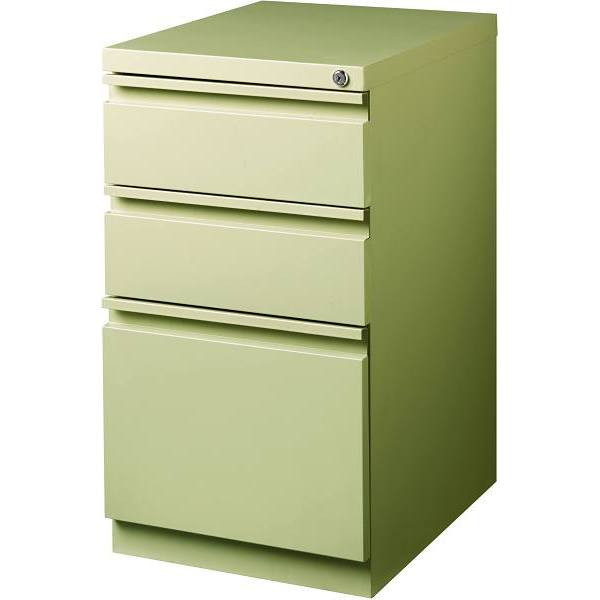 Hirsh 20"Deep Mobile Pedestal Putty Box/Box/File Cabinet With Full Width Pull