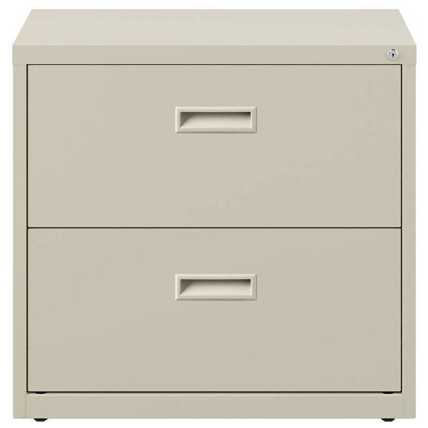 Hirsh 30" Wide 2 Drawer Metal Lateral File Cabinet For Home And Office, Putty