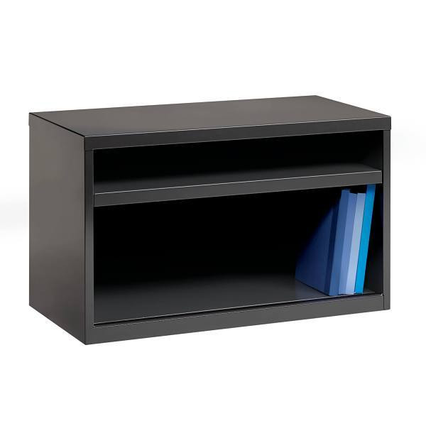 Space Solutions 18" Deep 4 Drawer Smart Letter Width Vertical File Cabinet, Black