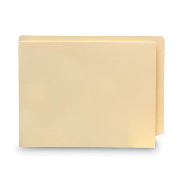 Smead Straight Tab Letter File Pocket 8.5" X 11" Manila Package Of 50