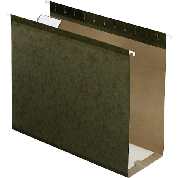 Pendaflex Letter Hanging Folder 4" Folder Capacity 8.5"X11" Green Package Of 25