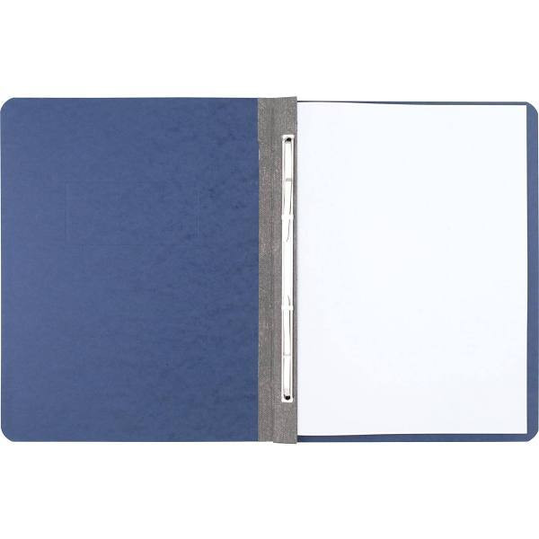 Acco Letter Sized Pressboard Report Cover With Tyvek Hinge 3" Capacity Dark Blue