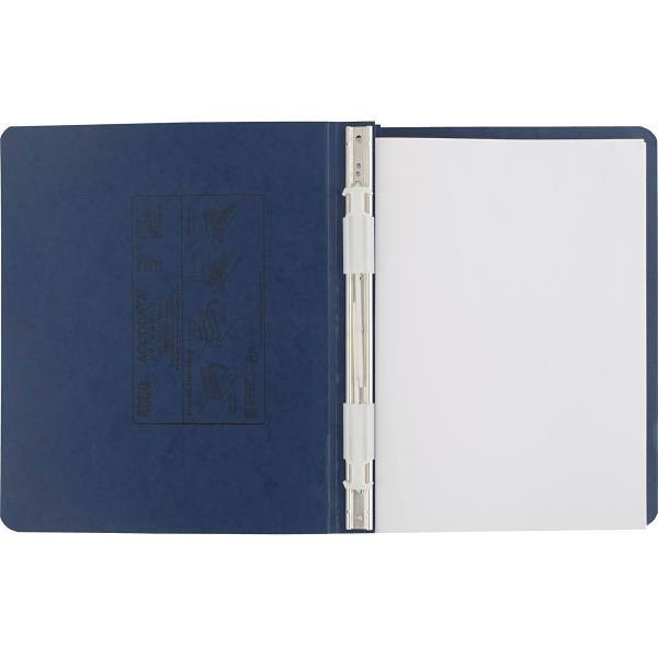 Acco Presstex Unburst Sheet Cover 6" Cap 8.5"X11" Filing Hooks Dark Blue