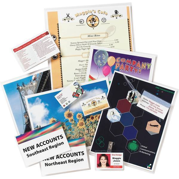Business Source Letter Size Laminating Pouches 9"X11.5" 3 Mil Package Of 50