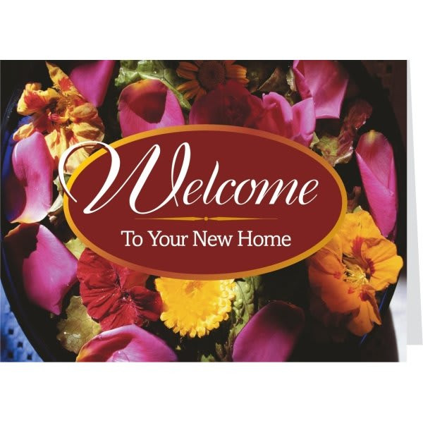 Personalized Cards, Welcome/flowers Design Envelope Imprint Package Of 50
