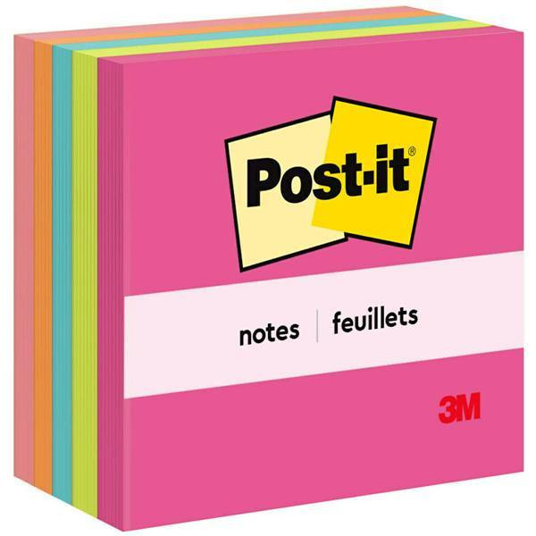 Post-It Notes Poptimistic Color Collection 3"X3" Package Of 5