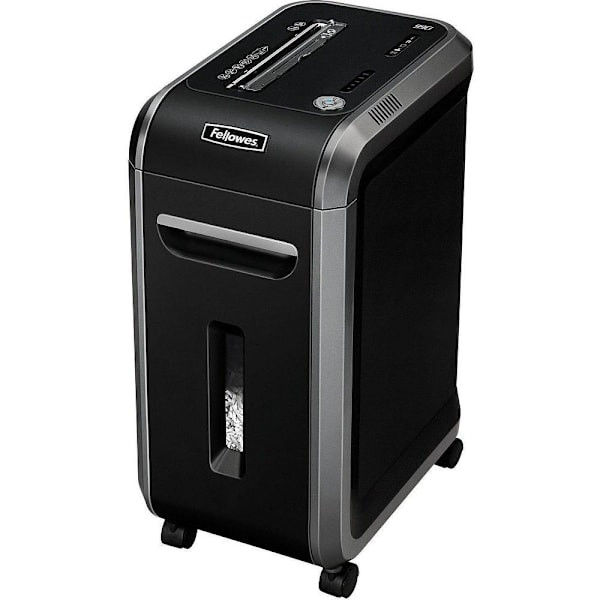 Fellowes Powershred 99ci Cross-Cut Shredder 9 Gallon Wastebin Dark Silver/Black