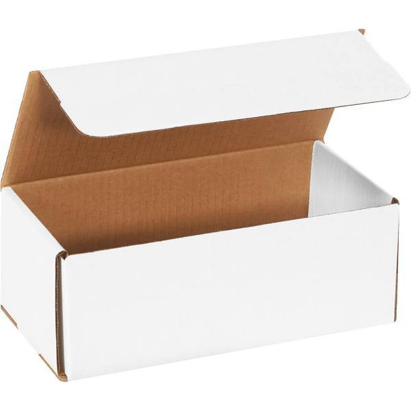 Box Partners 10 X 4 7/8 X 3 3/4" White Corrugated Mailers Package Of 50