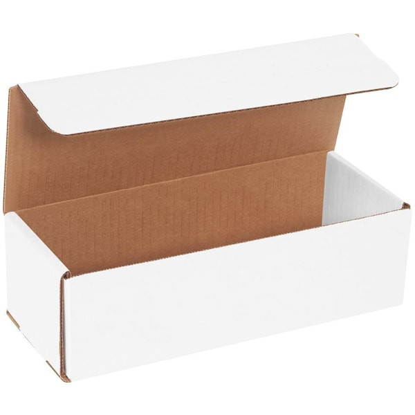 Box Partners 10 X 4 X 3" White Corrugated Mailers Pkg Of 50