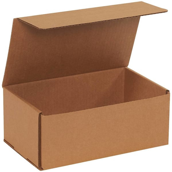 Box Partners 10x6x4" Kraft Corrugated Mailers Package Of 50