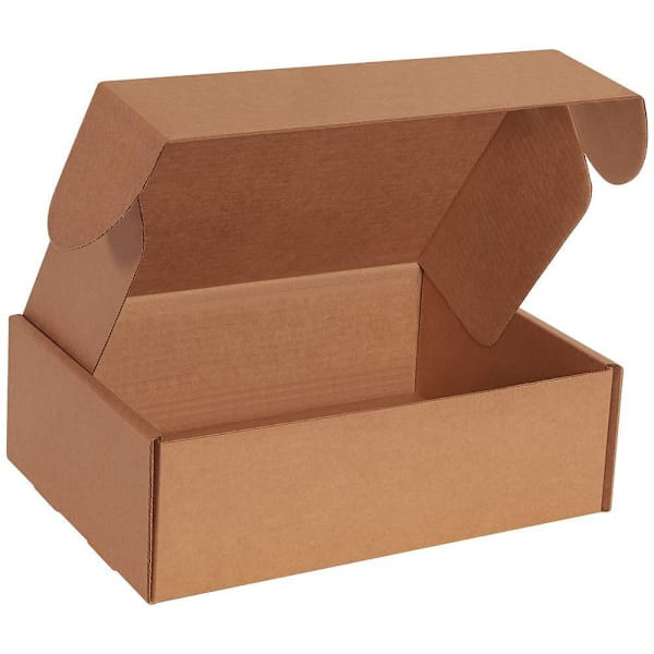 Box Partners 12 1/8 X 9 1/4 X 4" Kraft Deluxe Literature Mailer Pkg Of 50