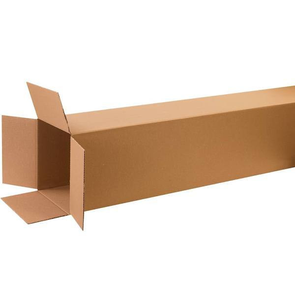 Box Partners 12 X 12 X 52" Tall Corrugated Boxes Package Of 15