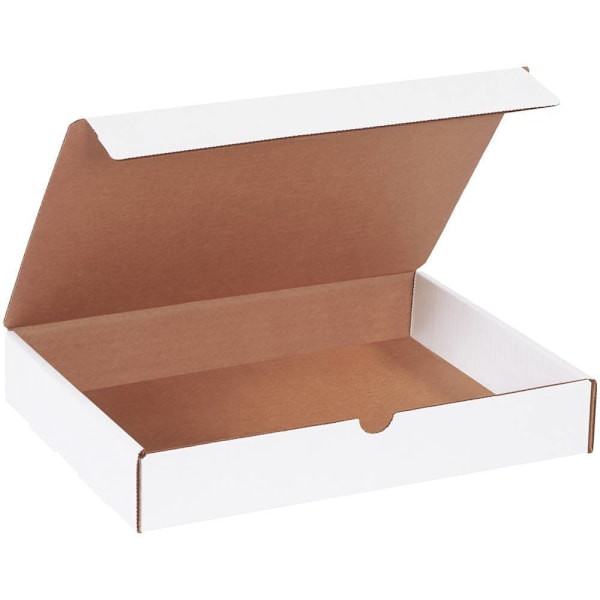 Box Partners 12 X 9 X 2" White Literature Mailers Pkg Of 50