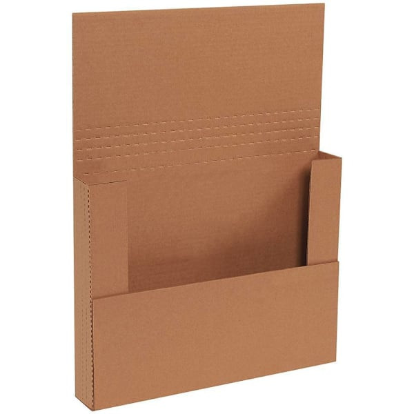 Box Partners 14 1/4 X 11 1/4 X 2" Kraft Easy-Fold Mailers Pkg Of 50