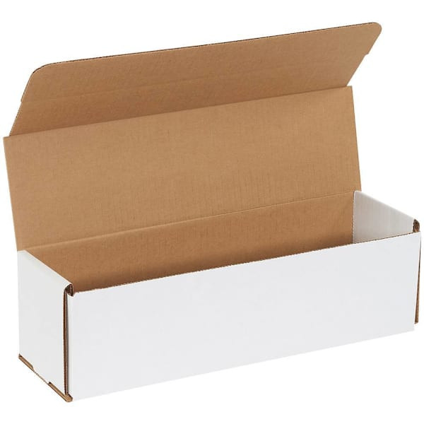 Box Partners 14 X 4 X 4" White Corrugated Mailers Pkg Of 50