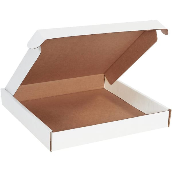 Box Partners 14x14x2" White Deluxe Literature Mailers Package Of 50