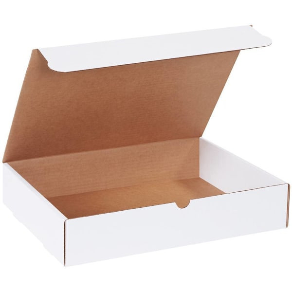 Box Partners 15 1/8 X 11 1/8 X 3" White Literature Mailers Pkg Of 50