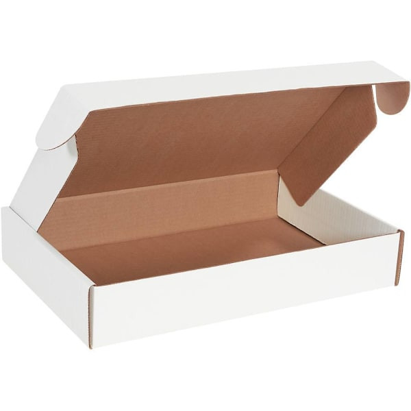 Box Partners 17 1/8 X 11 1/8 X 3" White Deluxe Literature Mailers Package Of 50