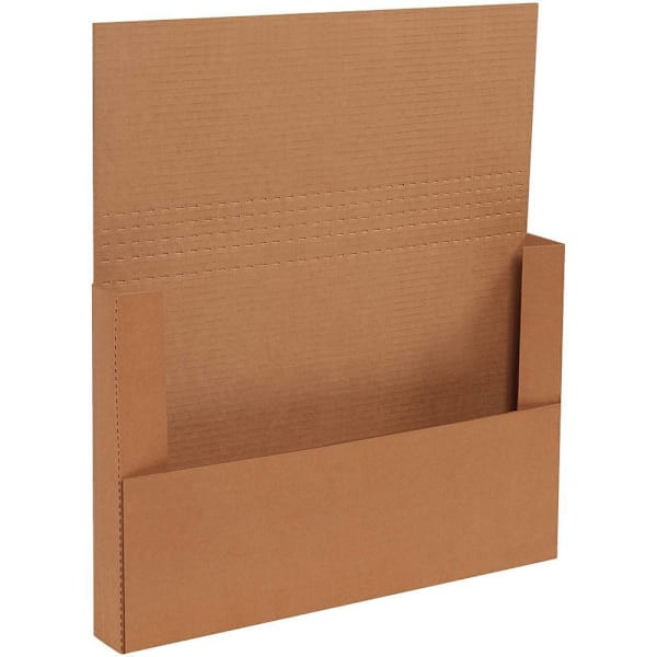 Box Partners 18 X 12 X 2" Kraft Easy-Fold Mailers Pkg Of 50