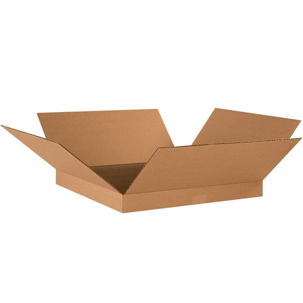 Box Partners 18 X 18 X 2" Flat Corrugated Boxes Pkg Of 25