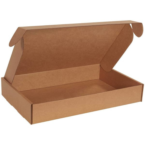 Box Partners 19x12x3" Kraft Deluxe Literature Mailer Package Of 25