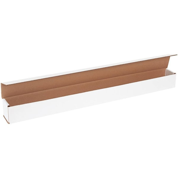 Box Partners 24 X 2 X 2" White Corrugated Mailers Pkg Of 50