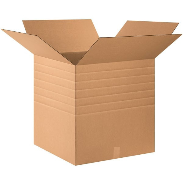 Box Partners 24 X 24 X 24" Heavy-Duty Multi-Depth Boxes Pkg Of 10