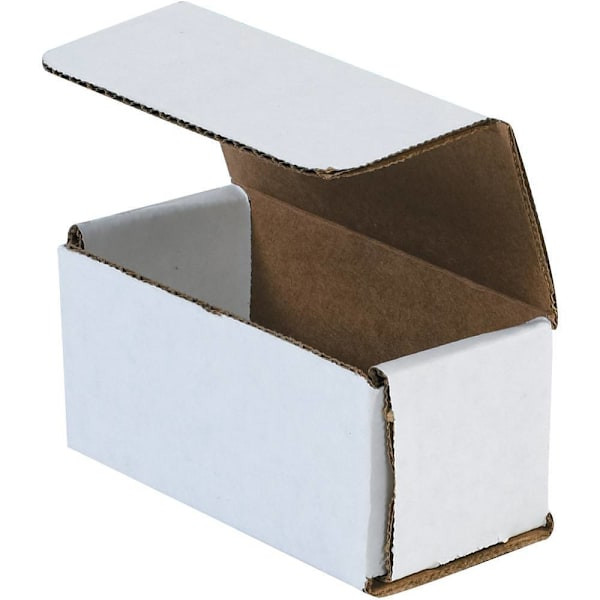 Box Partners 4 X 2 X 2" White Corrugated Mailers Pkg Of 50