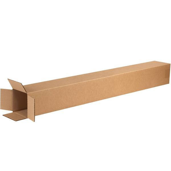 Box Partners 4 X 4 X 38" Tall Corrugated Boxes Package Of 25