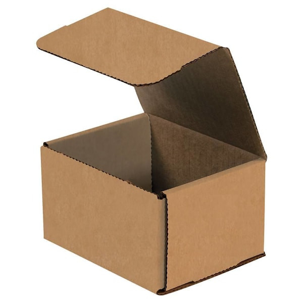 Box Partners 5 X 4 X 3" Kraft Corrugated Mailers Pkg Of 50