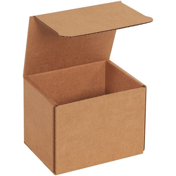 Box Partners 5 X 4 X 4" Kraft Corrugated Mailers Pkg Of 50