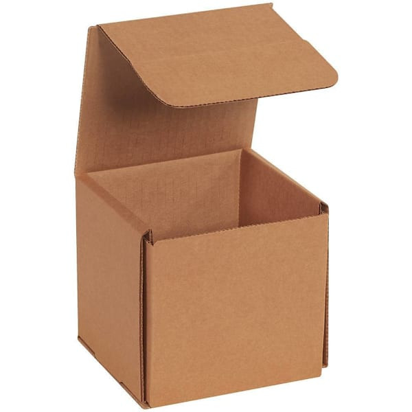 Box Partners 5 X 5 X 5" Kraft Corrugated Mailers Pkg Of 50