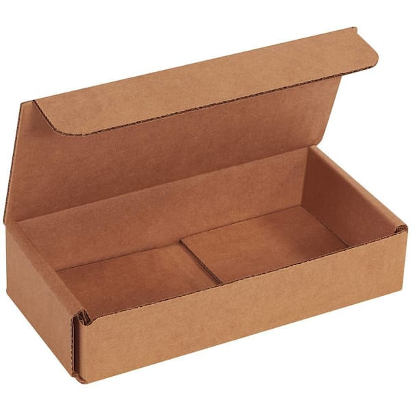 Box Partners 6 1/2x3 1/4x1 1/4" Kraft Corrugated Mailers Package Of 50