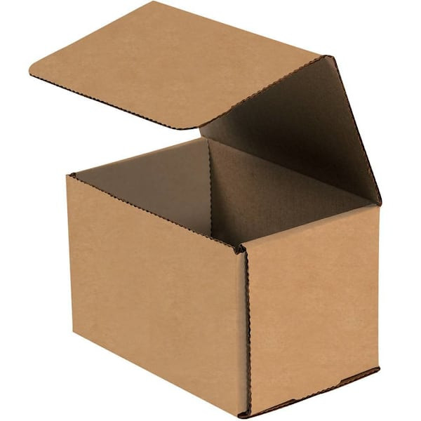 Box Partners 6 X 5 X 5" Kraft Corrugated Mailers Pkg Of 50