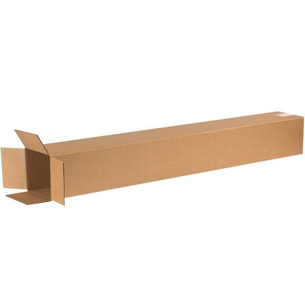 Box Partners 6 X 6 X 50" Tall Corrugated Boxes Package Of 25