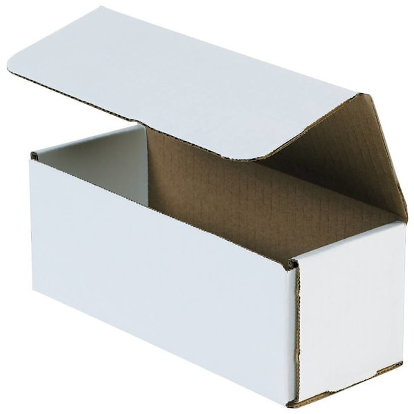 Box Partners 8 X 3 X 3" White Corrugated Mailers Package Of 50