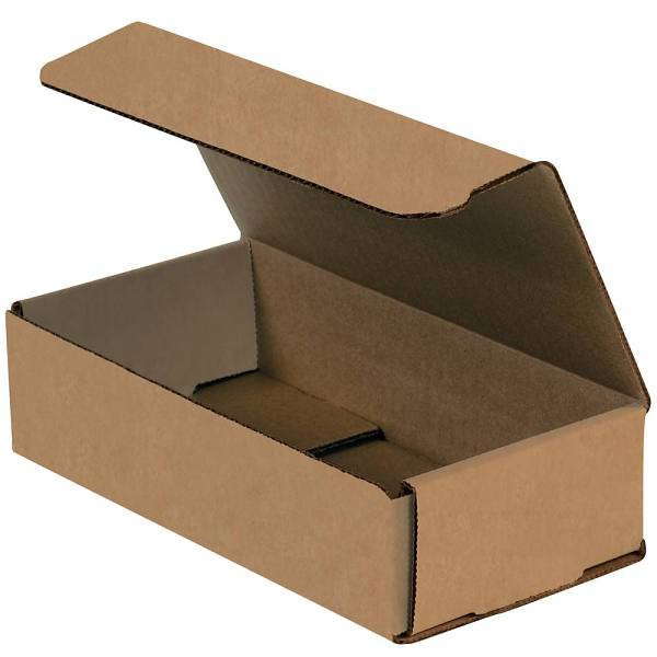 Box Partners 8 X 4 X 2" Kraft Corrugated Mailers Package Of 50