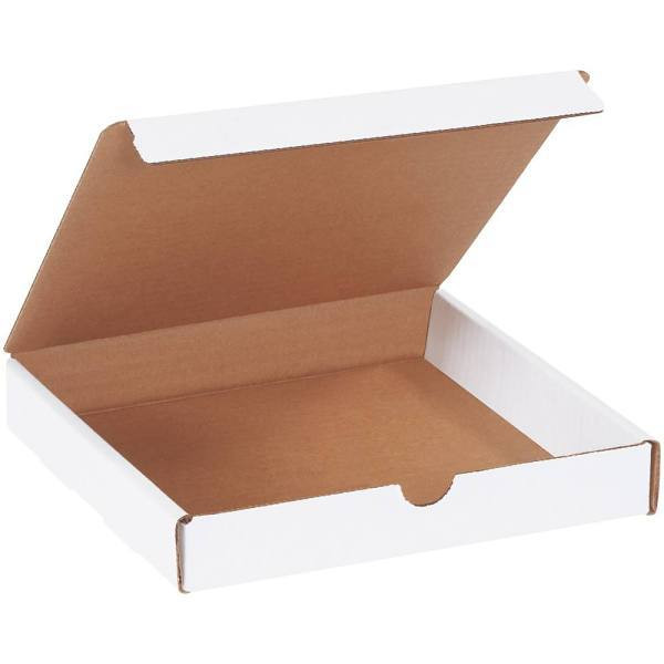 Box Partners 8 X 8 X 1 1/4" White Literature Mailers Package Of 50