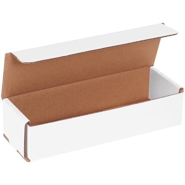 Box Partners 9 X 3 X 2" White Corrugated Mailers Pkg Of 50
