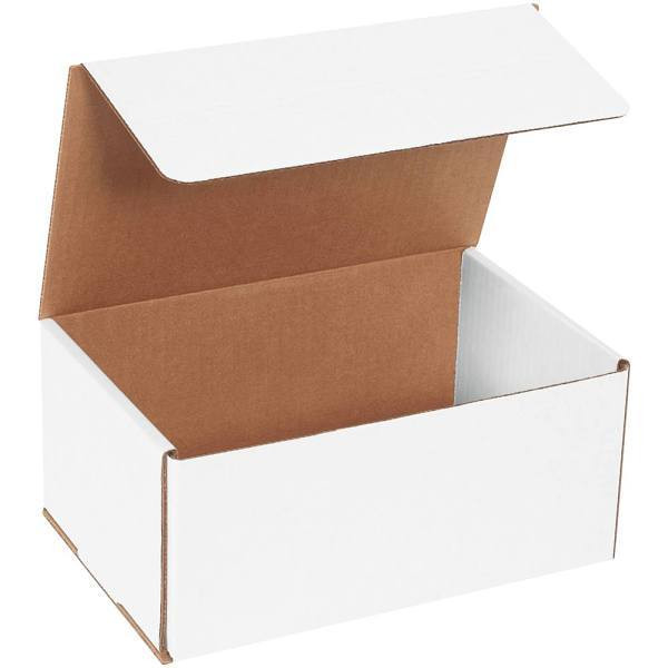 Box Partners 9 X 6 X 4" White Corrugated Mailers Package Of 50