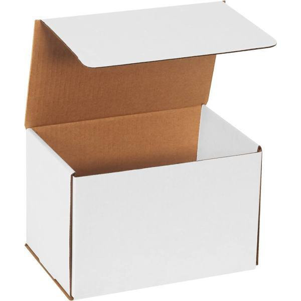 Box Partners 9 X 6 X 6" White Corrugated Mailers Package Of 50