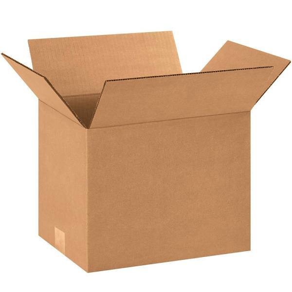 Box Partners Corrugated Boxes 12 1/4"X9 1/4"X9" Kraft Package Of 25