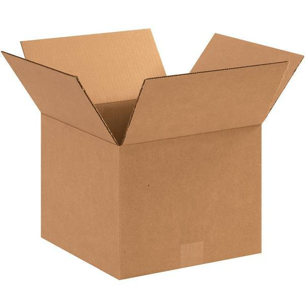 Box Partners Corrugated Boxes 12"X12"X9" Kraft Package Of 25