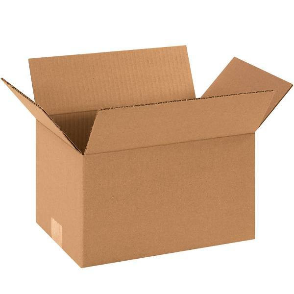 Box Partners Corrugated Boxes 12"X8"X7" Kraft Package Of 25