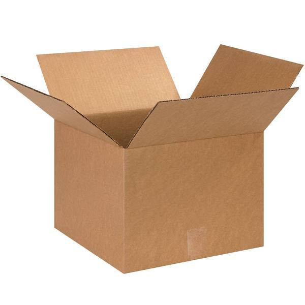 Box Partners Corrugated Boxes 13"X13"X12" Kraft Package Of 25