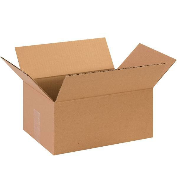 Box Partners Corrugated Boxes 13"X9"X6" Kraft Package Of 25