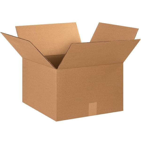 Box Partners Corrugated Boxes 15"X15"X10" Kraft Package Of 20